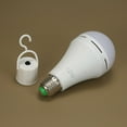 thumbnail image 3 of Labymos Pack of 2 Multifunctional Rechargeable 12W Emergency LED Light Bulbs 60W Equivalent 6000K Bright Outdoor Hanging Lamp Lights for Power Outage Camping Garden Parties--E26/E27, AC100~240V, 3 of 8