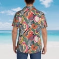 thumbnail image 6 of Goofa Tropical Fruit Hawaiian Shirt for Men, Unisex Summer Beach Casual Short Sleeve Button Down Shirts,Aloha Tropical Floral print shirt-3X-Large, 6 of 9