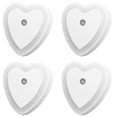 thumbnail image 1 of Hweilai LED wall mounted night light with intelligent automatic on/off sensor 4-piece set, 1 of 5
