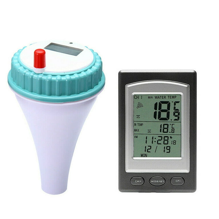 XY-WQ Wireless Pool Thermometer Floating Easy Read, Remote Digital Poo