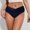Navy, variant on Women's Bikini Bottom Front Swimsuit Ruched Bathing Suit Bottoms plus Size Swimwear for Women Sunflower Womens Board Shorts for Swimming 9 plus Size Swimsuits for Women 3x Womens plus Size Board