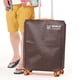 thumbnail image 5 of Funda protectora plegable, impermeable y antipolvo para maletas con ruedas de 24 pulgadas (café), 5 of 7