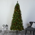 thumbnail image 7 of Nearly Natural T1676 7.5 ft. Norway Mixed Pine Artificial Christmas Tree with 450 Clear LED Lights, Pine Cones & Berries, 7 of 7