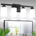 thumbnail image 1 of Lámpara para baño VerRon 27" Negra Mate con 4 Luces, 1 of 9