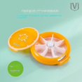 thumbnail image 2 of 1pc Weekly Pill Travel Medicine Box Dispenser Capsule Holder Organiser Case Pill Organizer Rotating 7 Day Pill Container, 2 of 4