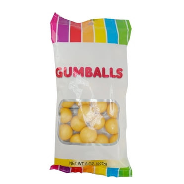 Hilco Gold Tutti Frutti Gumballs, 8 oz Peg Bag, Regular Size, Chewing Gum