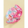 thumbnail image 6 of Suealasg Baby Girls Summer Romper Swimwear 3 6 12 18 24 Months  Long Sleeve Animal/Donut Print One Piece Swimsuit with Hat Infant Girls Summer Bathing Suit, 6 of 8