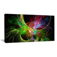 thumbnail image 2 of Design Abstrait Fractal Multicolore - Impression sur Toile Abstraite Surdimensionnée, 2 of 3