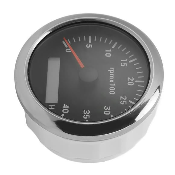 Boat Tachometer, Anti Fog Tachometer Gauge 4000RPM For RV For Yachts White,Black