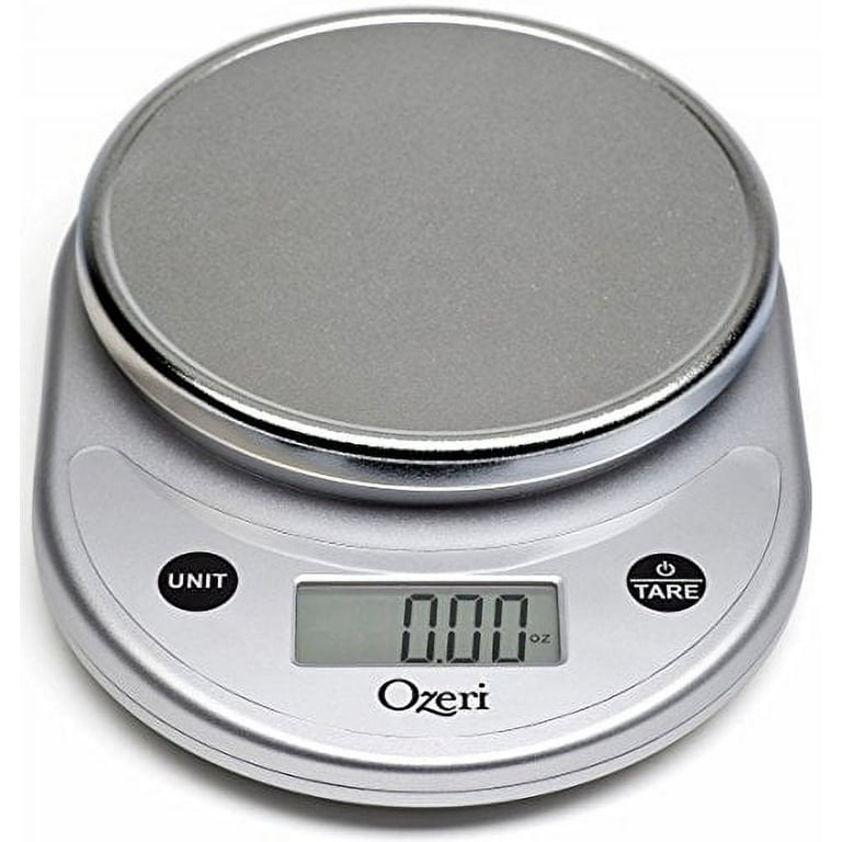Ozeri Pronto Digital Multifunction Kitchen and Food Scale, Silver