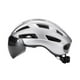thumbnail image 4 of Casco de bicicleta con correa ajustable y parabrisas para hombres y adultos. Plata, 4 of 9