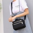 thumbnail image 4 of Bolso de hombro ligero e impermeable, bolso bandolera informal para mujer Negro, 4 of 5
