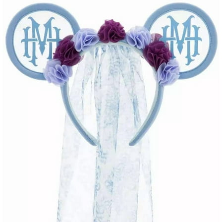 Disney The Haunted Mansion Bride Veil Mickey Ear Headband for Adults