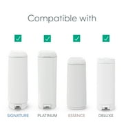 Diaper Genie Diaper Pail Easy Roll Refill with 18 Bags, Holds up to 846 Newborn Diapers