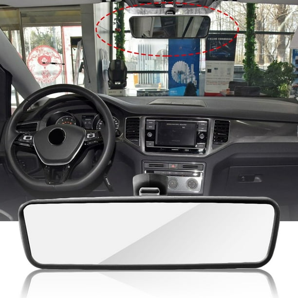 Car Interior Rear View Mirror for VW/Bora/Passat/Jetta Auto Mirror (Black)  