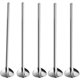 thumbnail image 1 of Cuchara de acero inoxidable, juego de pajita para bebida, 5 cucharas largas, cuchara con pajita de calidad alimentaria en forma de corazón para el hogar, cafetería, oficina y restaurante, 1 of 5