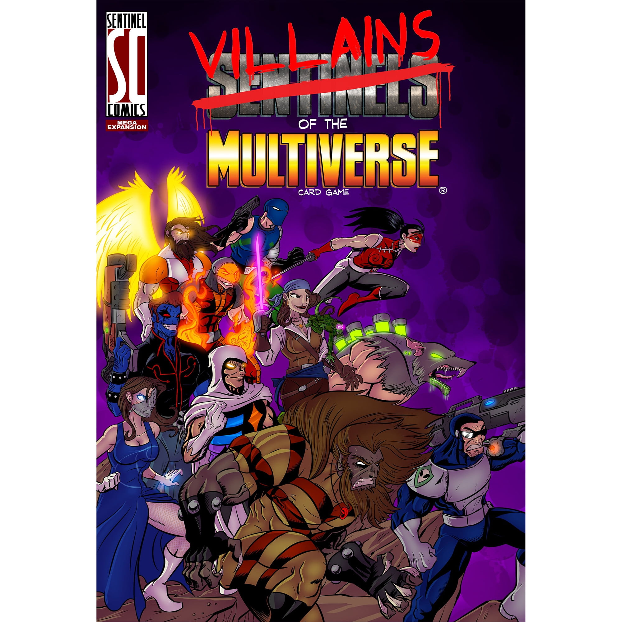 Sentinels of the Multiverse: Villains of the Multiverse- Comic Book Game Card Game - Greater Than Games