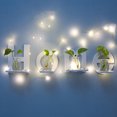 thumbnail image 5 of Ludlz 4Pcs HOME LOVE Letter Wall Hanging Potted Plant Storage Shelf Holder Room Decor, 5 of 7