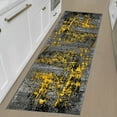 thumbnail image 4 of HR HANDCRAFT RUGS HR Modern Contemporary Abstract Area Rug Electric Green - 2' X 7' Runner, 4 of 5