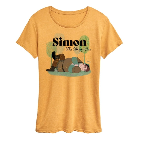 Disney Wish - Simon The Sleepy One - Women's Short Sleeve Graphic T-Shirt
