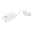 thumbnail image 1 of Tira De Alimentación Contra Sobretensiones De Múltiples , 3 Puertos De Carga USB, Enchufe Plano Sunnimix regleta, 1 of 8