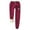 Wine, variant on jsaierl Fleece Lined Sweatpants for Women Thermal Warm Thick Pants Cashmere Super Comfy Trousers Drawstring Active Athletic Joggers Sweatpants