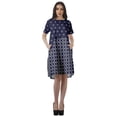 thumbnail image 2 of Moomaya Printed Loose A-Line Dress With Pockets Short Sleeve Dresses Women, 2 of 4