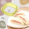 thumbnail image 3 of Advancent Sellador de sándwich de cocina, molde para sellar pan, molde para tostadas de desayuno, fabricante de pasteles para el almuerzo, herramienta Herramientas y accesorios para hornear Cuadrado Advancent HA008688-03, 3 of 6