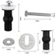 thumbnail image 2 of 2025 Latest Model 4pcs Toilet Seat Fixings Hinges Blind Hinges Hole Stretch, 2 of 5
