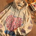 thumbnail image 3 of Chaqueta con capucha estampada personalizada y casual de manga larga con capucha suelta coreana nueva de otoño 2021, 3 of 4