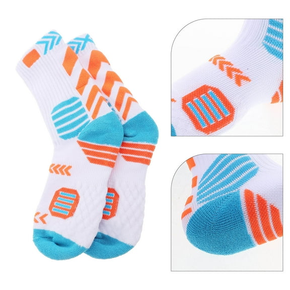 STRANDCHIC 1 Pair Sports Socks for Men and Women, Multi-Color Polyester Athletic Socks