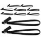 thumbnail image 1 of Black Nylon Walking Cane Rope for Holding Use with 10Pcs Wrist Strap Accessories, 1 of 5