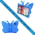 thumbnail image 6 of iPad 10th Generation Case for Kids, iPad 10th Gen 10.9 2022 Butterfly Case with Kickstand Light EVA Full Body Drop Protective Rugged Shockproof Child Proof iPad 10th Gen Kids Case,Blue, 6 of 6