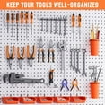 thumbnail image 7 of 330PCS Upgraded Pegboard Accessories Organizer Kit, Peg Board Hooks Assortment with Bins & Cups for Organizing Tools, Fit 1/8 or 1/4 inch Pegboard for Garage Workshop Wall Hanging Tools, 7 of 7