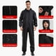 thumbnail image 5 of Overol impermeable para lluvia para hombres y mujeres, impermeable cómodo con capucha, 5 of 8