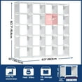 thumbnail image 2 of 20 Cube Book Shelf, Storage Organizer, Large DIY Bookcase, Metal Cube Bookshelf, Cubbies Closet Storage Organizer Shelves for Bedroom,Living Room,Home,Office, 2 of 13