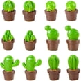 thumbnail image 1 of Imanes de Nevera de Cactus, 12 Piezas Lindos Imanes de Nevera Pegatinas Imán de Planta Placa de Imán Linda Decoración de Oficina en el Hogar para Nevera (Tipos Aleatorios) brillar Electrónica, 1 of 5