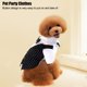 thumbnail image 5 of Traje de negocios para perros, ropa divertida para fiestas de mascotas, ropa para perros, rendimiento confiable, 5 of 12