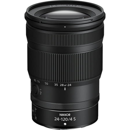 Nikon Nikkor, 24 mm to 120 mm, f/22, f/4, Wide Angle, Telephoto, Close-up Varifocal Lens for Nikon Z