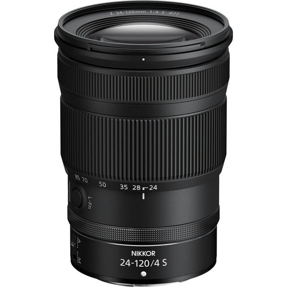Nikon Nikkor, 24 mm to 120 mm, f/22, f/4, Wide Angle, Telephoto, Close-up Varifocal Lens for Nikon Z