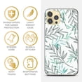 thumbnail image 4 of Case Yard iPhone-12/12-Pro Case Clear Soft & Flexible TPU Ultra Low Profile Slim Fit Thin Shockproof Transparent Bumper Protective Cover Drop Protective Cell Phone Cases (Light Leaves), 4 of 8