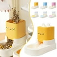 thumbnail image 2 of Automatic Pet Feeding Machine Cartoon Kitten Feeding Water Fountain New I8 Z8N4, 2 of 8