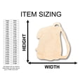 thumbnail image 2 of Unfinished Wood Backpack Shape - Craft - up to 46" DIY 6" / 1/2", 2 of 3