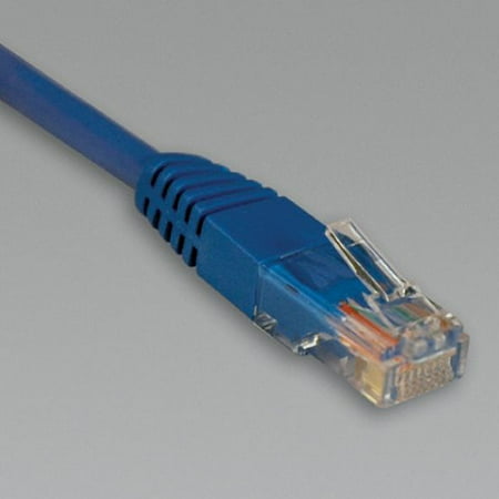 UPC: 0037332012814 | TRIPP LITE N002-010-BL 10 ft. Cat 5E Blue 350MHz Molded Patch Cable