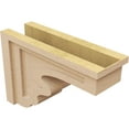 thumbnail image 5 of 6"W x 18"D x 12"H Classic Highland Rough Cedar Woodgrain TimberThane Corbel, Primed Tan, 5 of 6