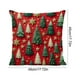 thumbnail image 3 of Funda de almohada navideña con estampado de árbol y estrella | Funda decorativa de 45 x 45 cm con cremallera | Funda de cojín de poliéster suave para sofá, cama, sala de estar, dormitorio, 3 of 6