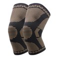 thumbnail image 1 of 1 Uds. Rodilleras de nailon de cobre de alta elasticidad, rodilleras de silicona antideslizantes para deporte, rodillera para Fitness, equipos de Fitness (XL), 1 of 5