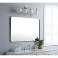 thumbnail image 3 of Soft corner metal rectangular mirror 30x48 inch in Silver, 3 of 5