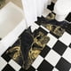 thumbnail image 5 of Alfombrilla de baño con absorción de agua y secado rápido, en forma de U, para entrada de baño, juego de 2 unidades, 5 of 6