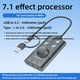 thumbnail image 4 of Tarjeta de Sonido USB Tipo C, Control de Volumen para Computadora, Compatible con Controladores Externos Profesionales., 4 of 5